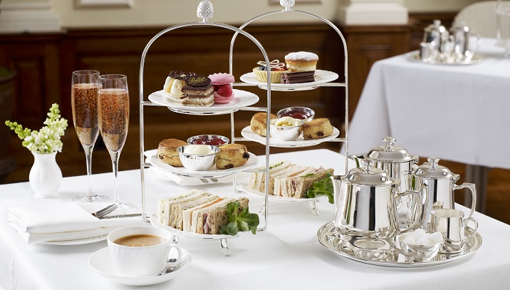 Scones, cakes and sandwiches for afternoon tea