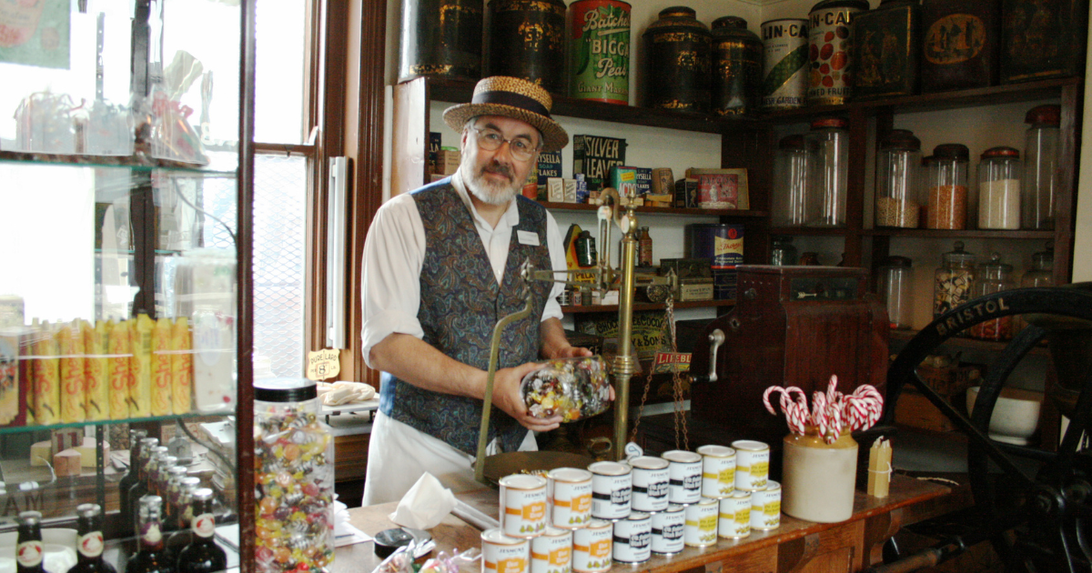 A Victorian sweet shop at The Museum of Lincolnshire Life