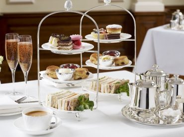Scones, cakes and sandwiches for afternoon tea