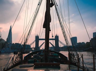 Image of sailing boat with Tower Bridge in the background