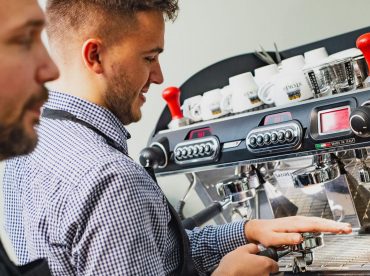 A training session with a Barista.