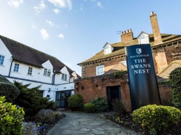 Exterior of Swan’s Nest Hotel in Straford-upon-Avon