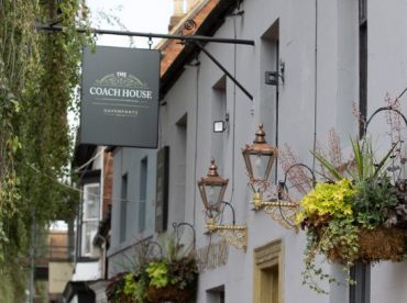 Exterior of Coach House pub in Stratford-upon-Avon